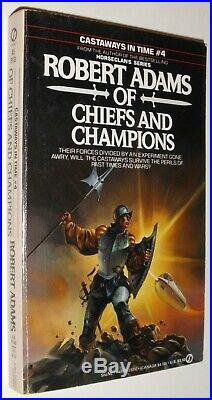 Of Chiefs and Champions Ken Kelly original illustration book cover art NAL'87