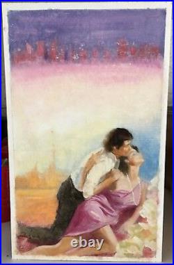 Oil painting original study book cover infidelities by stuart kaufman