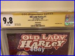 Old Lady Harley 1 CGC SS 9.8 Original Art Signed SKETCH Cover Kenyon Martin