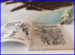 Original 1970 Art Artwork of WAR / BATTLE PICTURE LIBRARY Cover & Comic Book