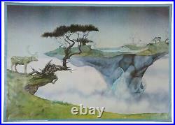 Original 1973 Yessongs 2 Roger Dean Cover Art Big O Posters England Psychedelic