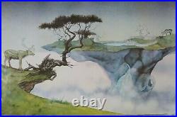 Original 1973 Yessongs 2 Roger Dean Cover Art Big O Posters England Psychedelic
