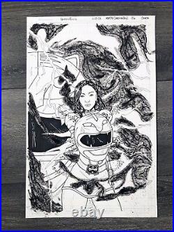 Original Art 11x17 Pencil & Inks for Published MMPR #116 Exclusive Comic Cover Original Art 11x17 Pencil & Inks for Published MMPR #116 Exclusive Comic Cover