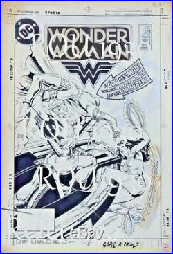 Original Art By Eduardo Barreto (wonder Woman # 321), Cover