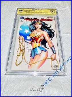 Original Art By Jose Varese & Tucci Cbcs 9.8 Ss Wonder Woman Color Mint Hottt