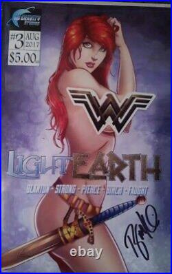 Original Art Cover Art to Light Earth #3 Risque Variant by Ryan Kincaid