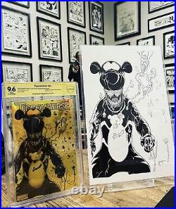 Original Art Cover & Tiggomverse Variant 2/5 Signed By Marat Invincible Homage