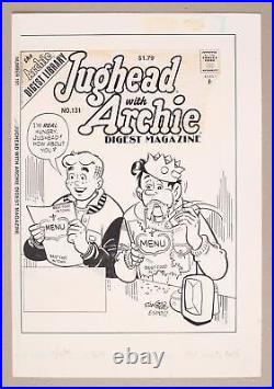 Original Art Jughead Archie Digest (1974) #131 Cover Stan Goldberg Mike Esposito