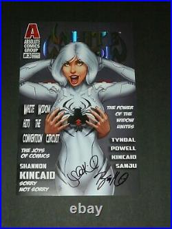 Original Art Published Cover to White Widow #3 Art by Ryan Kincaid + Comic