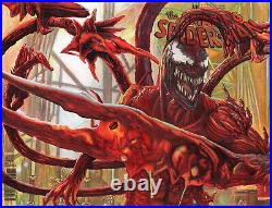 Original Art Sketch Cover Spiderman 800 Carnage By William Crabb Venom movie