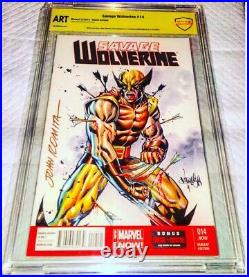 Original Art Wolverine 1of1 Artist Proof Marvel Art John Romita Sr & Jose Varese