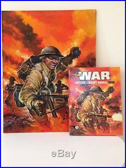Original Comic Art Artwork of WAR PICTURE LIBRARY ANNUAL 1980 Cover & Annual
