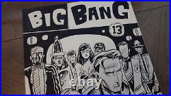 Original Comic Art Rare Big Bang back cover TP Paul Sharar Indie comic