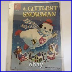 Original Cover Art, Mel Crawford, Dell Four Color 755 (864) Littlest Snowman'56