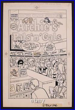 Original Cover Art for Archie's Pals'n' Gals #181 (1986) by Dan DeCarlo