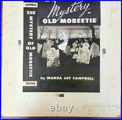 Original Cover art The Mystery of Old Mobeetie book Texas cemetery ghosts horror