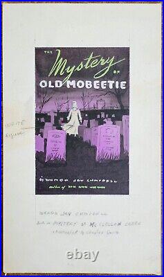 Original Cover art The Mystery of Old Mobeetie book Texas cemetery ghosts horror