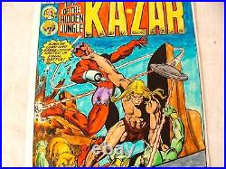 Original Feb 1977 Marvel Comics Kazar # 20 Color Cover Guide Art