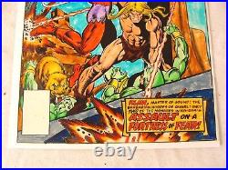 Original Feb 1977 Marvel Comics Kazar # 20 Color Cover Guide Art