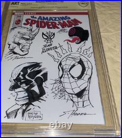 Original Marvel Comic Art 9.8 Ss 5x Sketched John Romita Sr & Joe St Pierre +++
