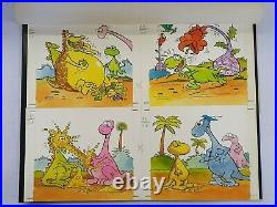 Original Mike Higgs Dopey Dinosaur Book Artwork DD Goes to School with Cover Art