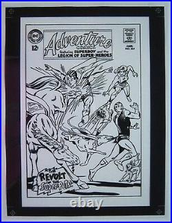 Original Production Art ADVENTURE COMICS #364 cover, CURT SWAN art, Superboy