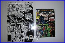 Original Production Art AMAZING SPIDER-MAN #175 cover, ROSS ANDRU art, Punisher