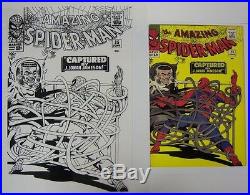 Original Production Art AMAZING SPIDER-MAN #25 cover, STEVE DITKO art