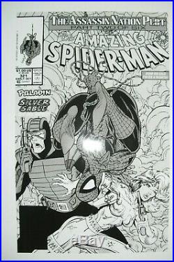 Original Production Art AMAZING SPIDER-MAN #321 cover, TODD MCFARLANE art