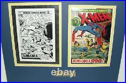 Original Production Art Cover X-MEN #83, art by DAN ATKINS, matted withcomic book