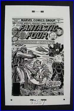 Original Production Art FANTASTIC FOUR #175 cover, JACK KIRBY art, Galactus
