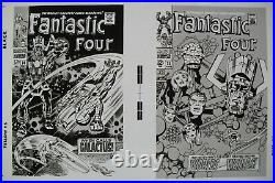 Original Production Art FANTASTIC FOUR #74 & 75 covers, JACK KIRBY art