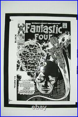 Original Production Art FANTASTIC FOUR #78 & 79 cover, JACK KIRBY art, 11x17