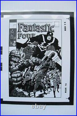 Original Production Art FANTASTIC FOUR #82 cover, JACK KIRBY art