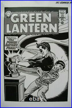 Original Production Art GREEN LANTERN #32 cover, GIL KANE art