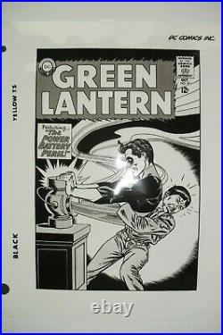 Original Production Art GREEN LANTERN #32 cover, GIL KANE art