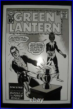 Original Production Art GREEN LANTERN #9 cover, GIL KANE art, Sinestro