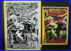 Original Production Art JOHN ROMITA Amazing Spider-Man #109 matted withcover print