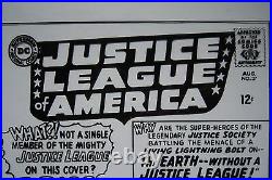Original Production Art JUSTICE LEAGUE OF AMERICA#37 cover, MIKE SEKOWSKY art