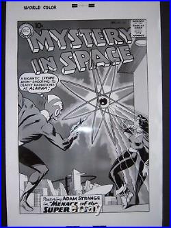 Original Production Art MYSTERY IN SPACE #56 cover, GIL KANE art