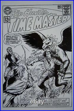 Original Production Art RIP HUNTER Time Master #11 cover, WILL ELY art