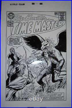 Original Production Art RIP HUNTER Time Master #11 cover, WILL ELY art