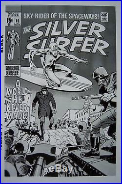 Original Production Art SILVER SURFER #10 cover, JOHN BUSCEMA art