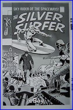 Original Production Art SILVER SURFER #10 cover, JOHN BUSCEMA art