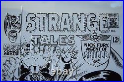 Original Production Art STRANGE TALES #148 cover, BILL EVERETT art