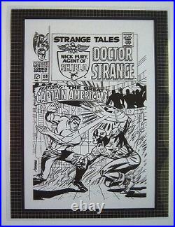 Original Production Art STRANGE TALES #159 cover, JIM STERANKO art