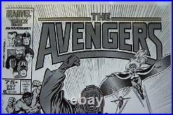 Original Production Art THE AVENGERS #267 cover, JOHN BUSCEMA art