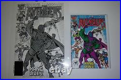 Original Production Art THE AVENGERS #267 cover, JOHN BUSCEMA art