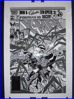Original Production Art UNCANNY X-MEN #154 cover, DAVE COCKRUM art
