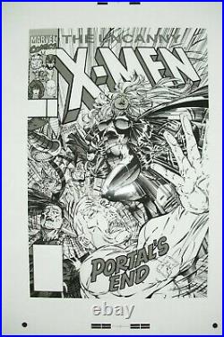 Original Production Art UNCANNY X-MEN #285 cover, WHILCE PORTACIO, ART THIBERT